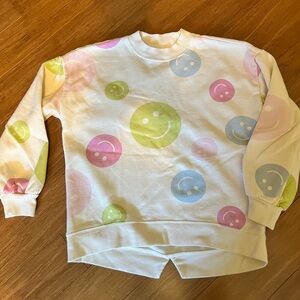 Old Navy Happy Face Sweatshirt | Size 10-12